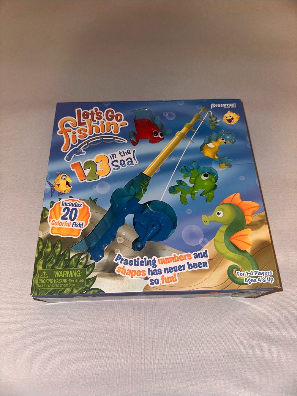 Let's Go Fishin' 123 in the Sea! by Pressman - Toy Fishing Game